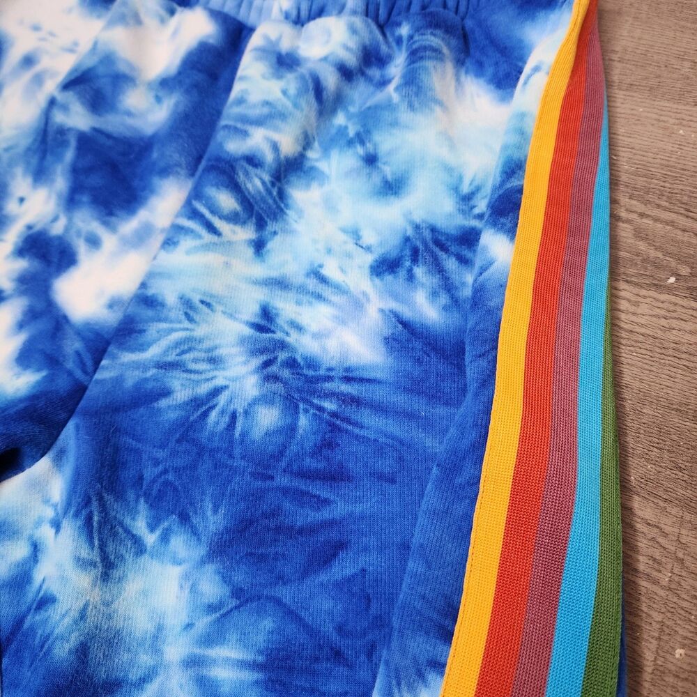 Farm Rio Tie Dye Rainbow Joggers Sweatpants High Rise Womens XS - Picture 6 of 13